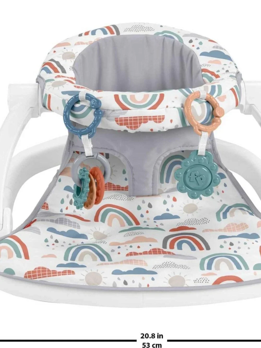 Fisher-Price Portable Foldable Baby Chair Sit-Me-Up Floor Seat